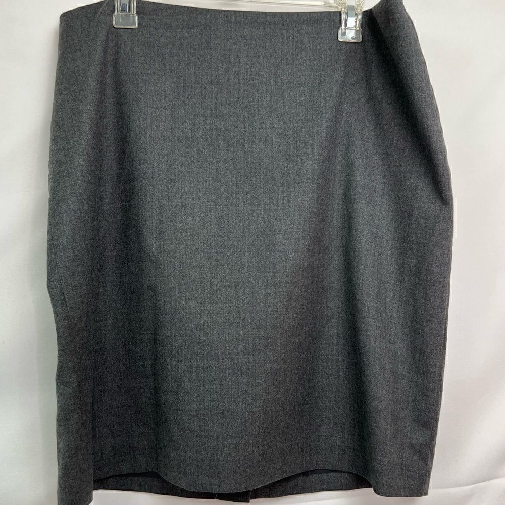 Talbots Gray Wool Career Skirt Brand New